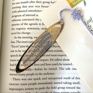 Japanese Wisteria Hollow Out Bookmark